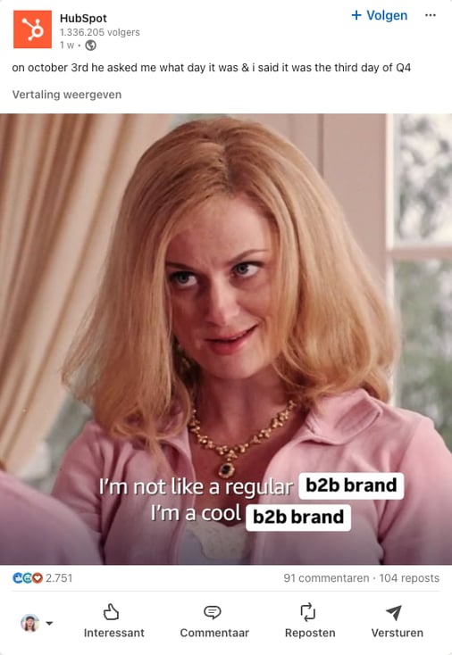 HubSpot meme