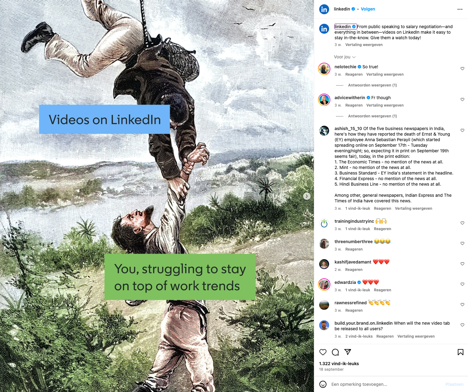 LinkedIn meme