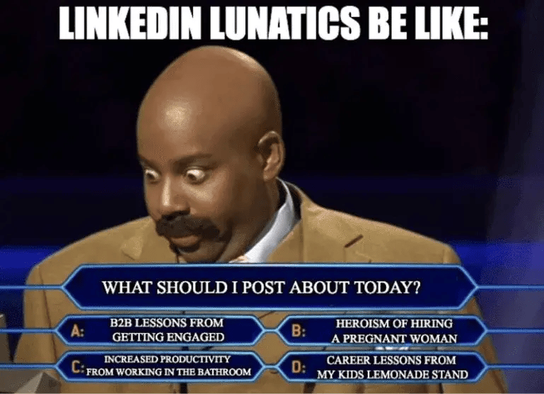 LinkedIn meme