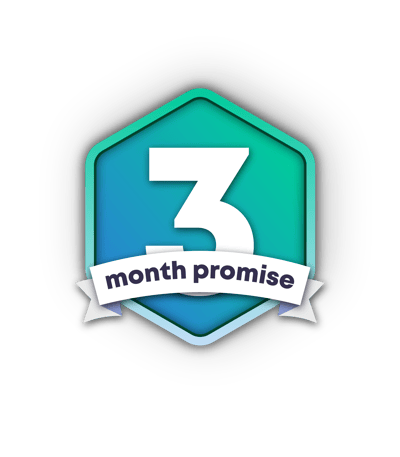 Badge 3 Month Promise Content Split