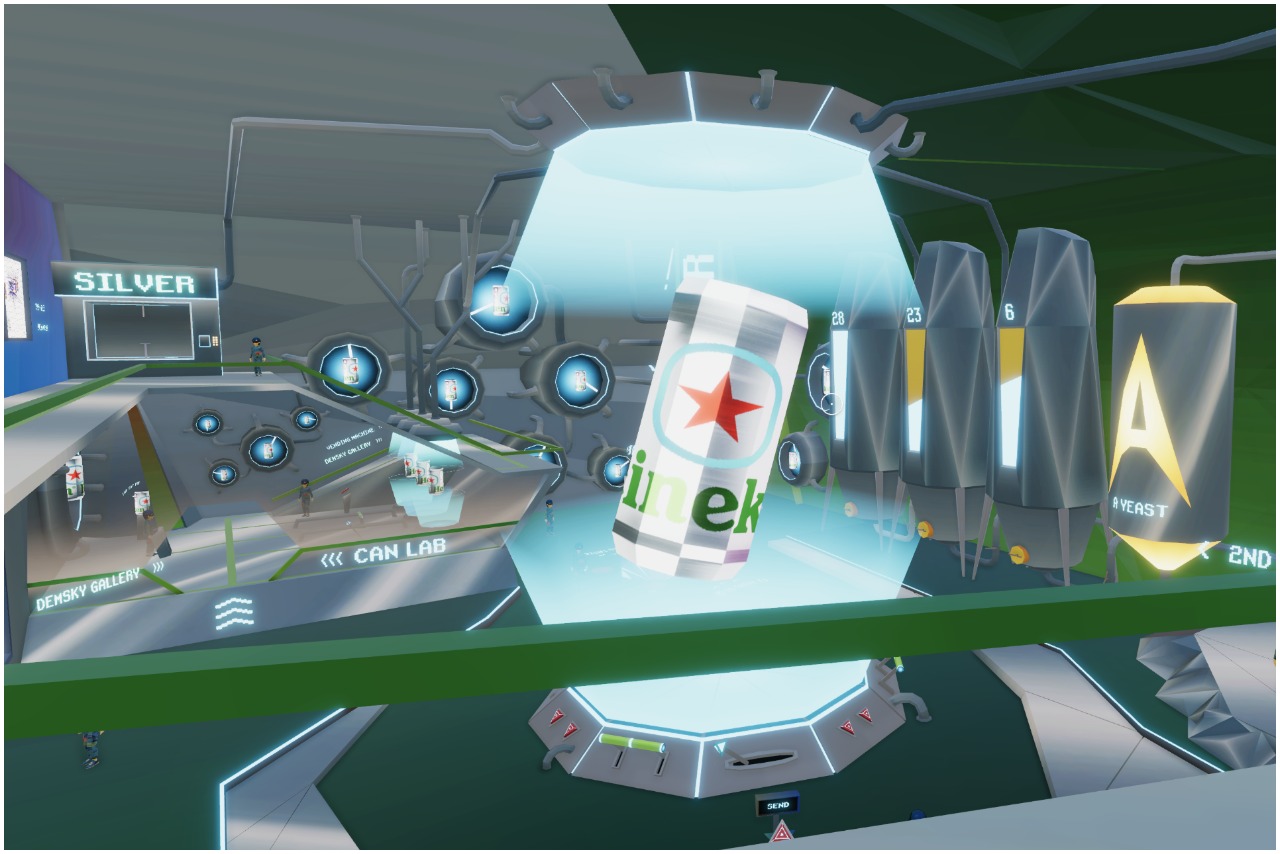 Heineken Silver in Decentraland