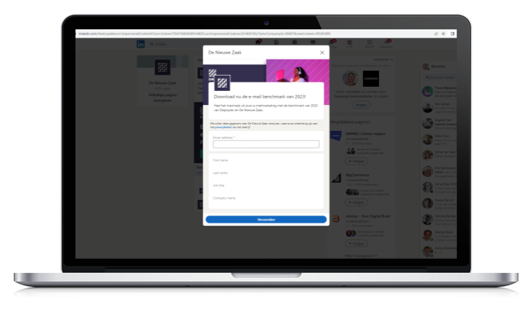 LinkedIn lead ad LinkedIn advertising blog