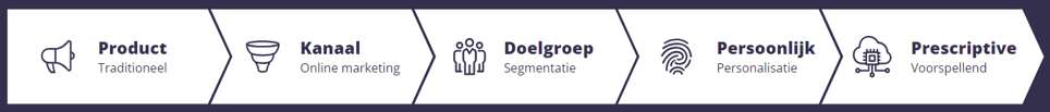 De vijf fases van het DNZ Digital Maturity Model